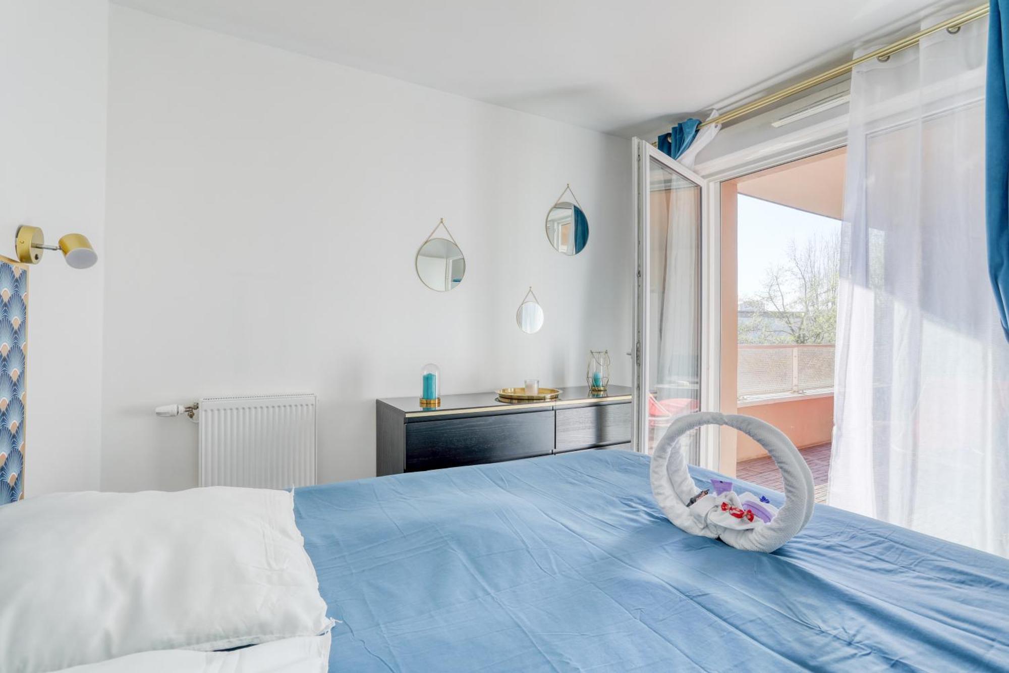 "Le Serenity ", Appartement Spacieux ,Balcon, Parking Prive Gratuit, Netflix, Proche Cdg Et Stade De France 斯坦 外观 照片