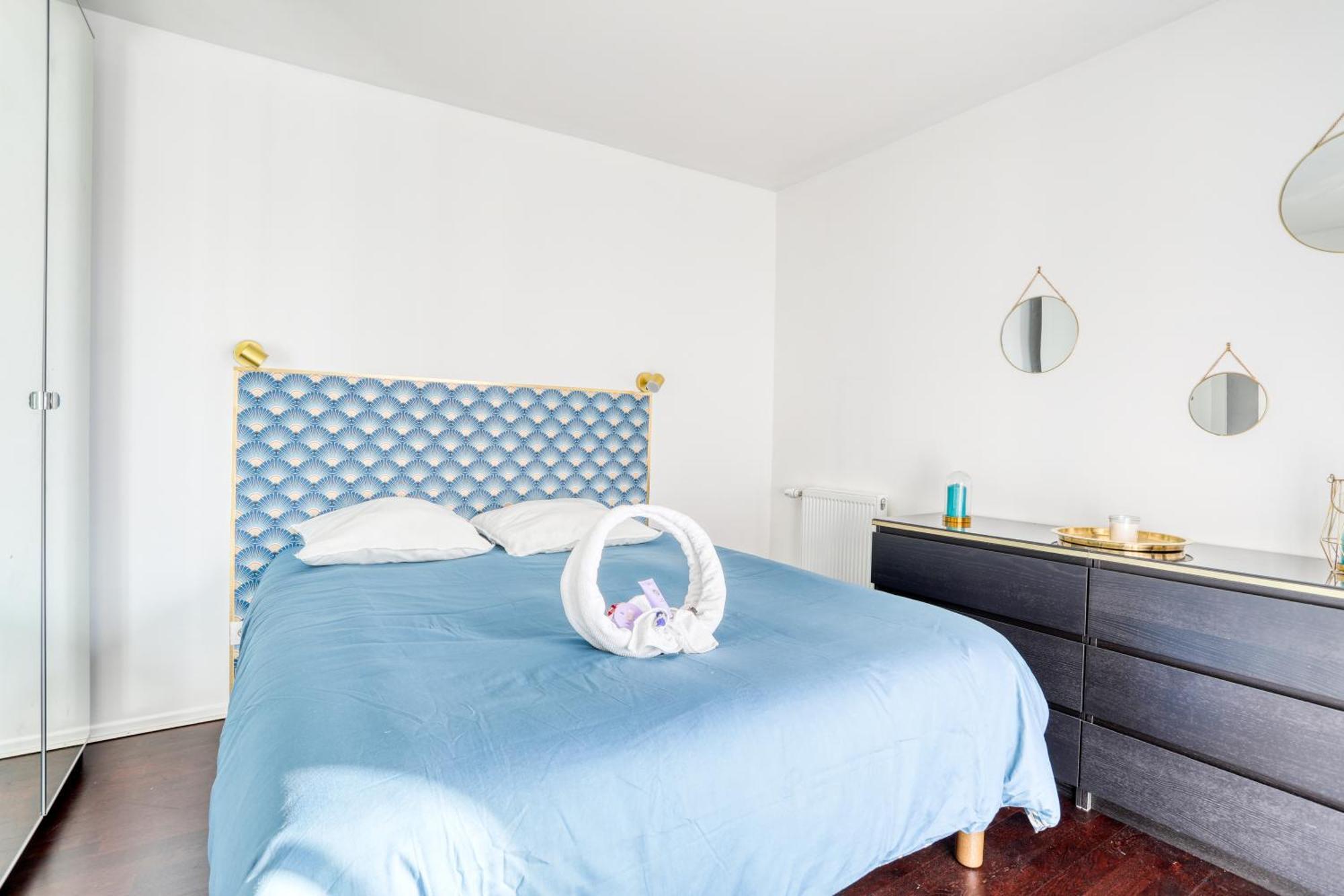 "Le Serenity ", Appartement Spacieux ,Balcon, Parking Prive Gratuit, Netflix, Proche Cdg Et Stade De France 斯坦 外观 照片