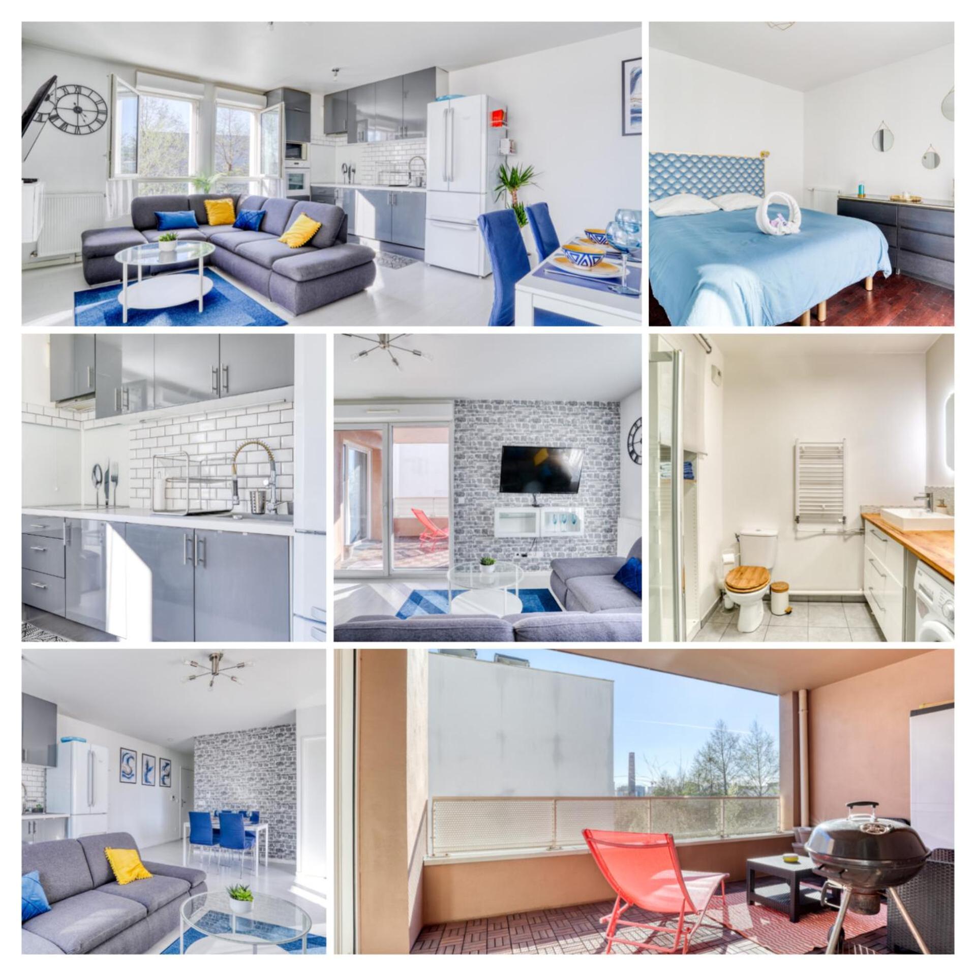 "Le Serenity ", Appartement Spacieux ,Balcon, Parking Prive Gratuit, Netflix, Proche Cdg Et Stade De France 斯坦 外观 照片