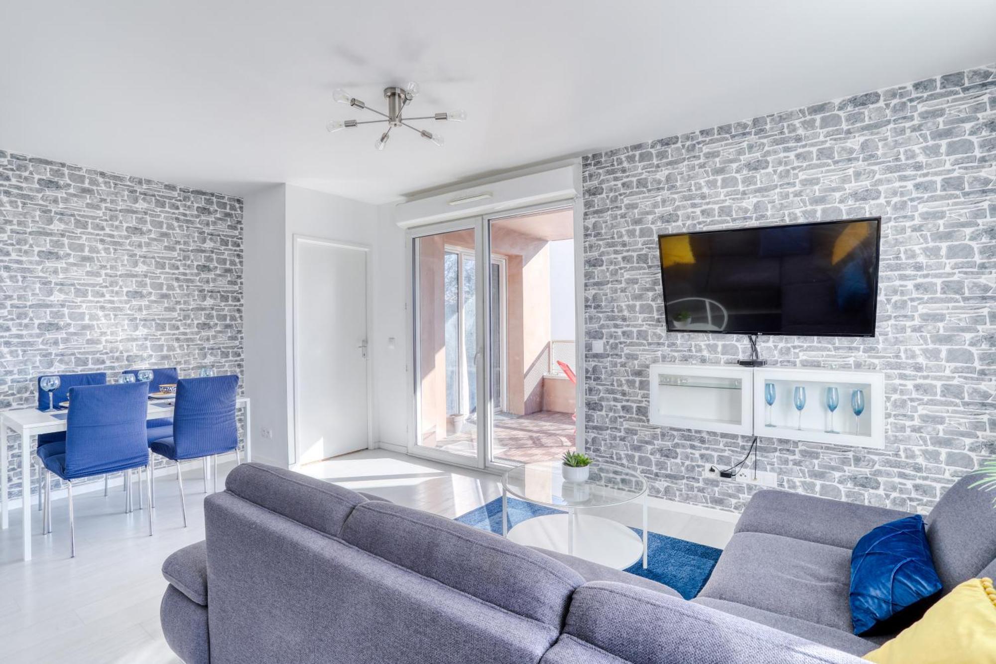 "Le Serenity ", Appartement Spacieux ,Balcon, Parking Prive Gratuit, Netflix, Proche Cdg Et Stade De France 斯坦 外观 照片